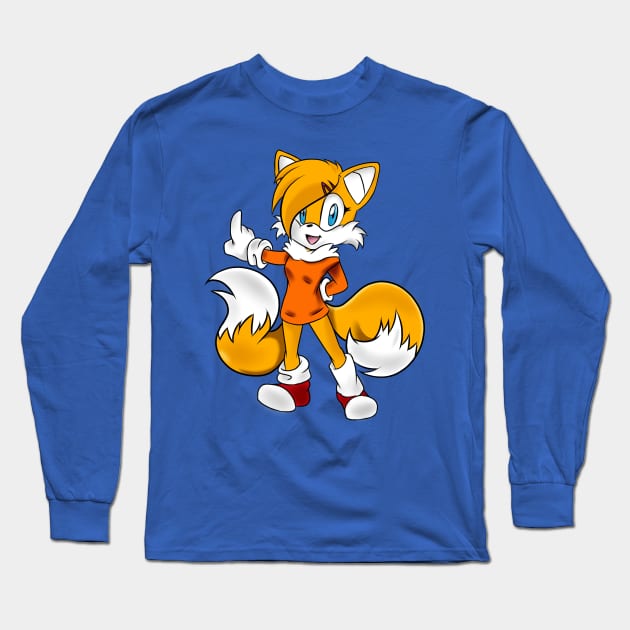 Tay's Tails Long Sleeve T-Shirt by JinkTheTactician